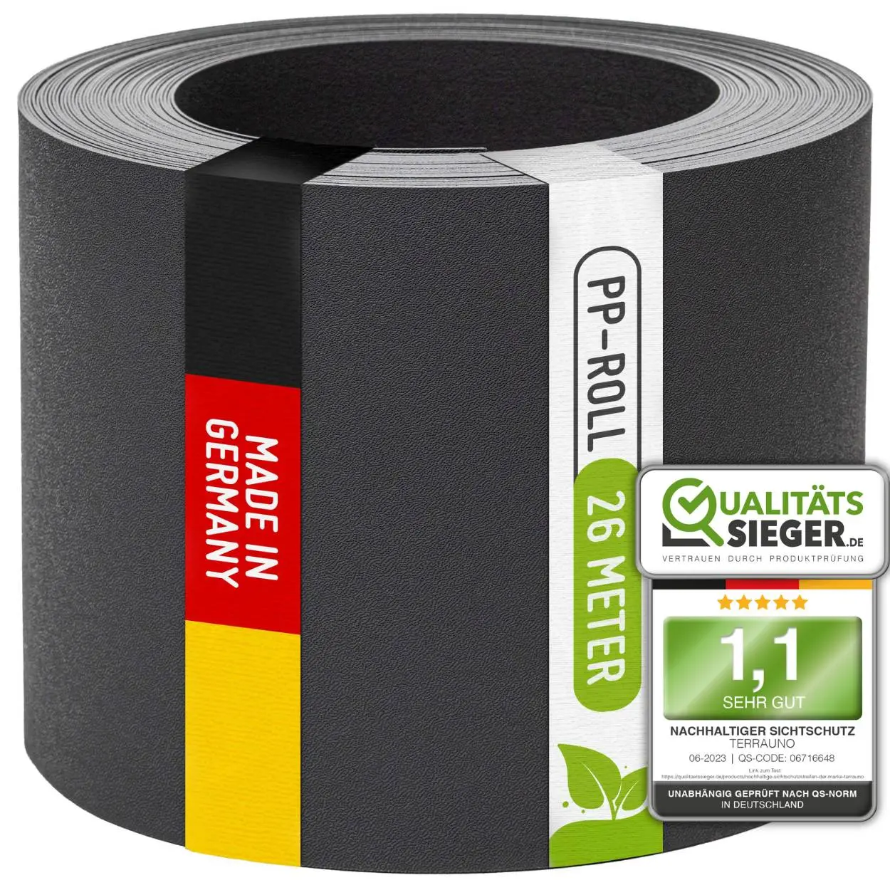 Sichtschutzstreifen | PP| Polypropylen | Lederoptik - Image 36