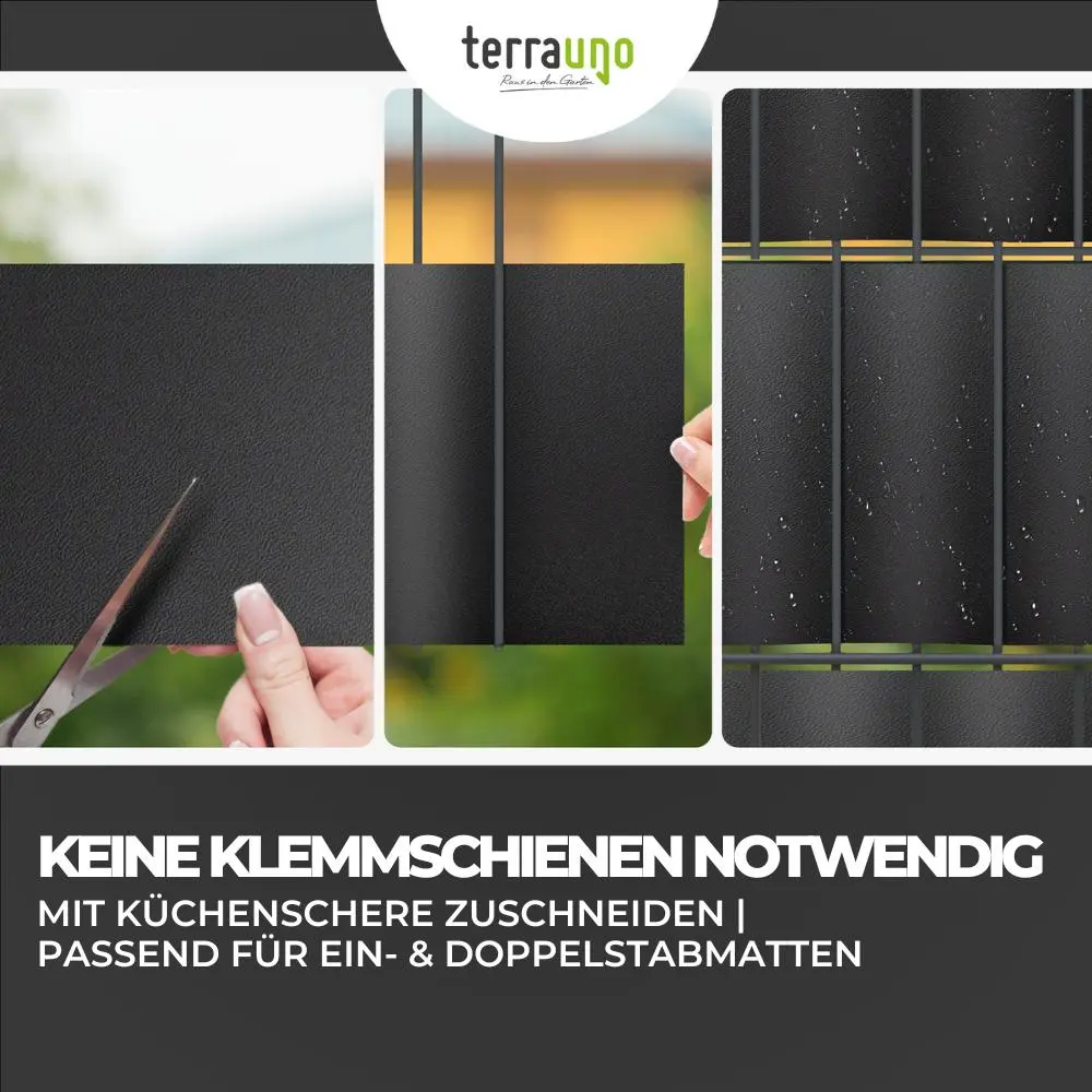 Sichtschutzstreifen | PP| Polypropylen | Lederoptik - Image 43
