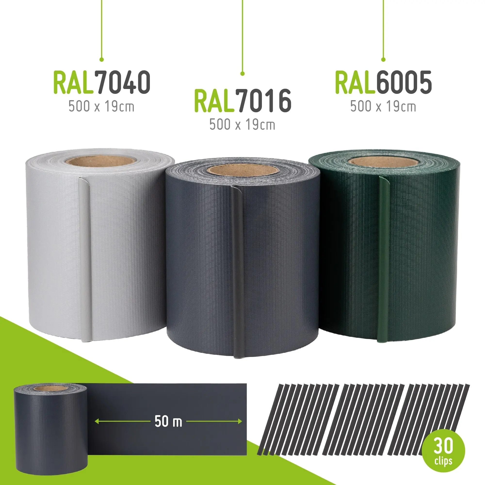 Sichtschutzstreifen (Rolle) aus PVC - Image 17
