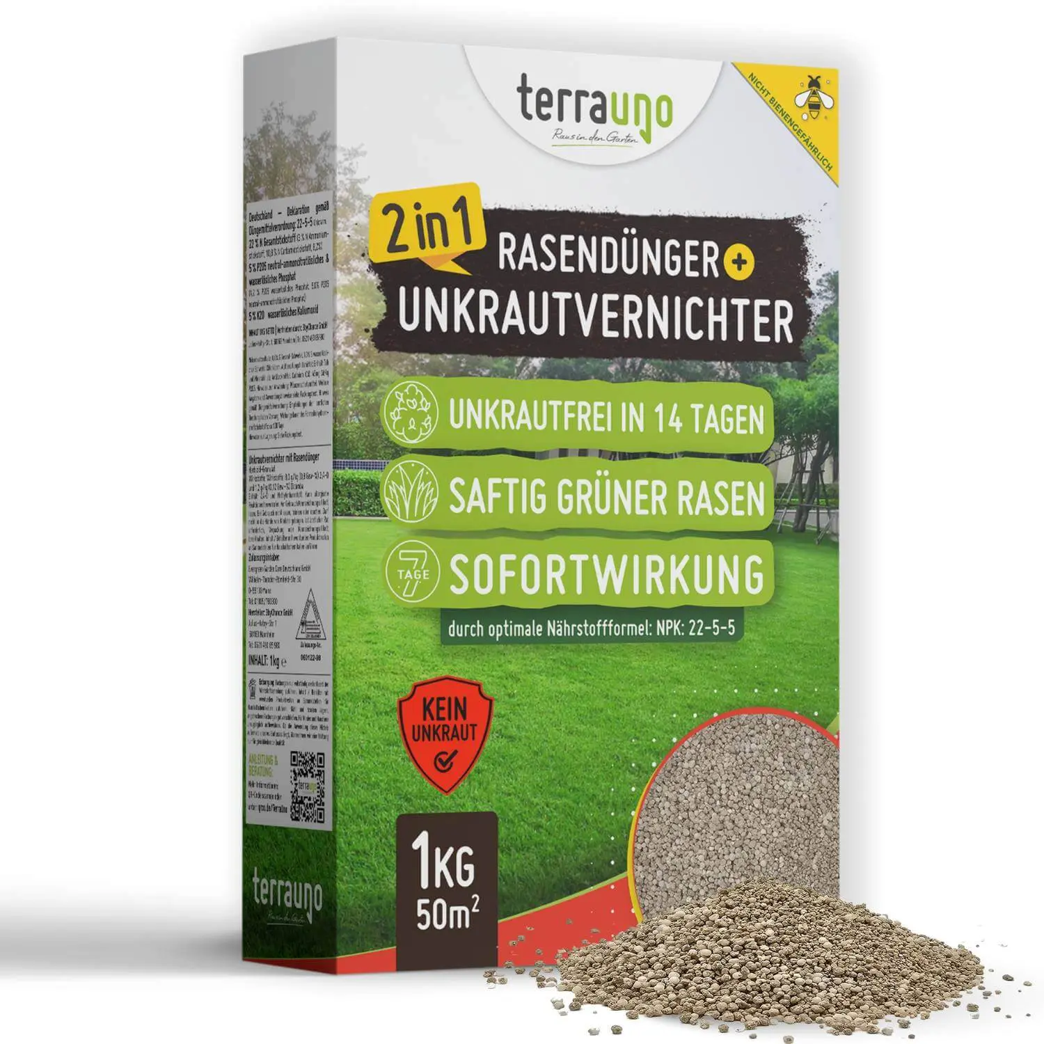 Premium - Rasendünger mit Unkrautvernichter 22-5-5 - Image 14
