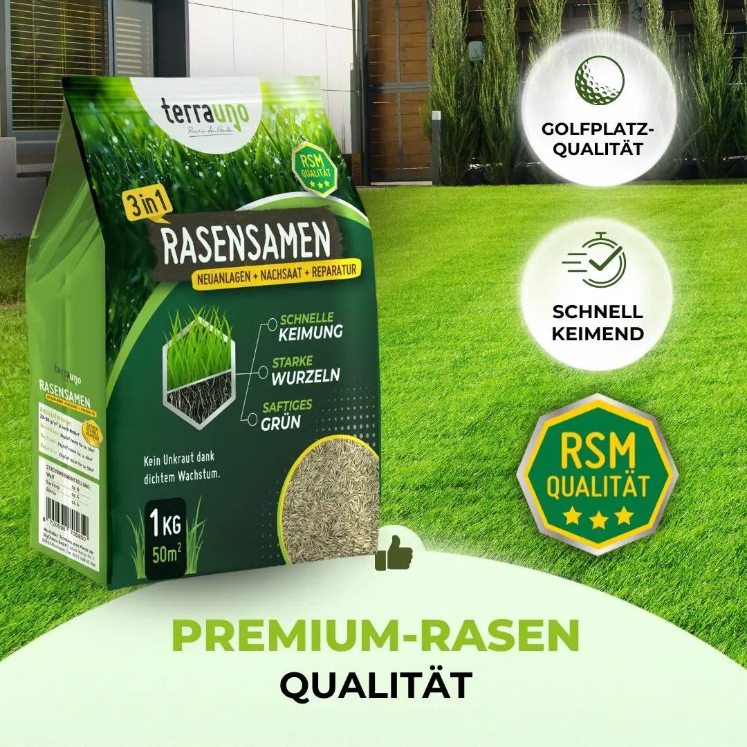 Rasensamen - Nachsaat, Reparatur und Neuanlage - Image 24